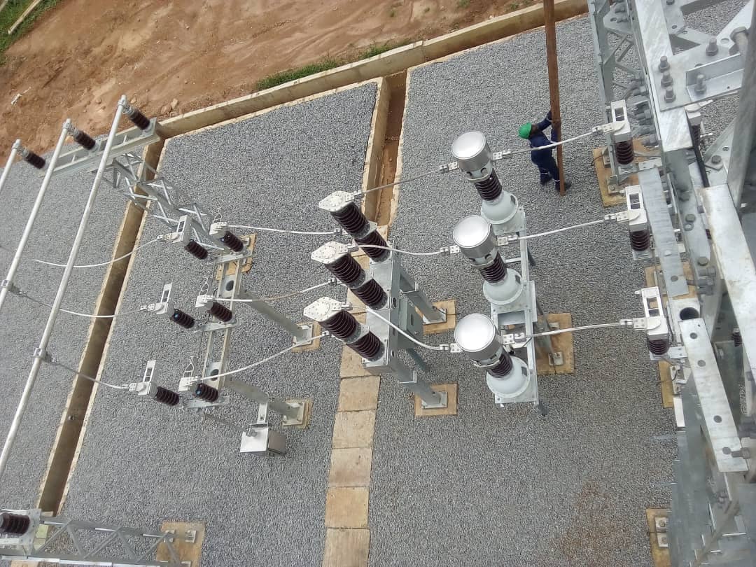 Szotyola Energy Services International rehabilitation and reinforcement works at the TCN Ado Ekiti Substation, Ekiti State, Nigeria.